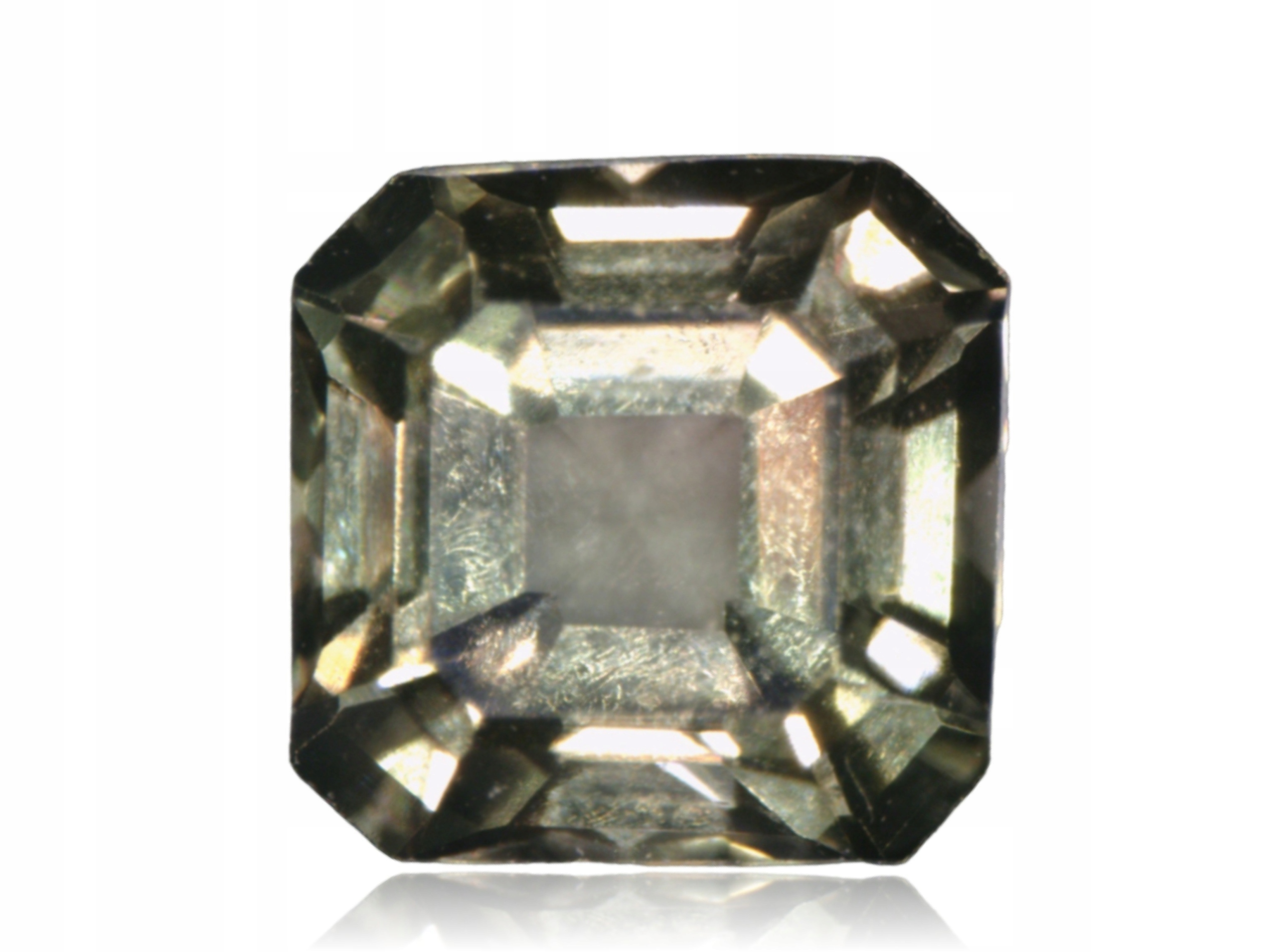 Přírodní Safír 0.25ct Šedý Emerald eCertifikát Wbd