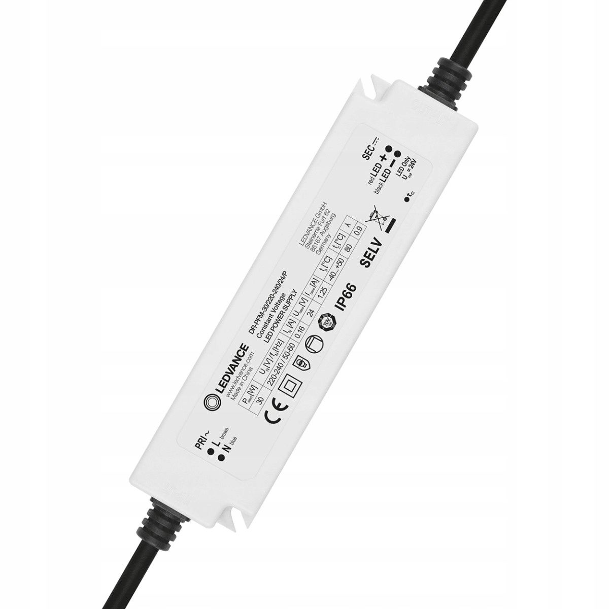 Hermetický konstantní napájecí zdroj pro Led pásky 30W 24V DC IP66 Ledvance