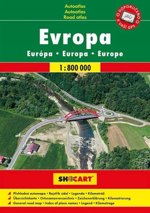 EUROPA 1:800 000 ATLAS SAMOCHODOWY TURYSTYCZNY 2025 / 2026 SHOCART