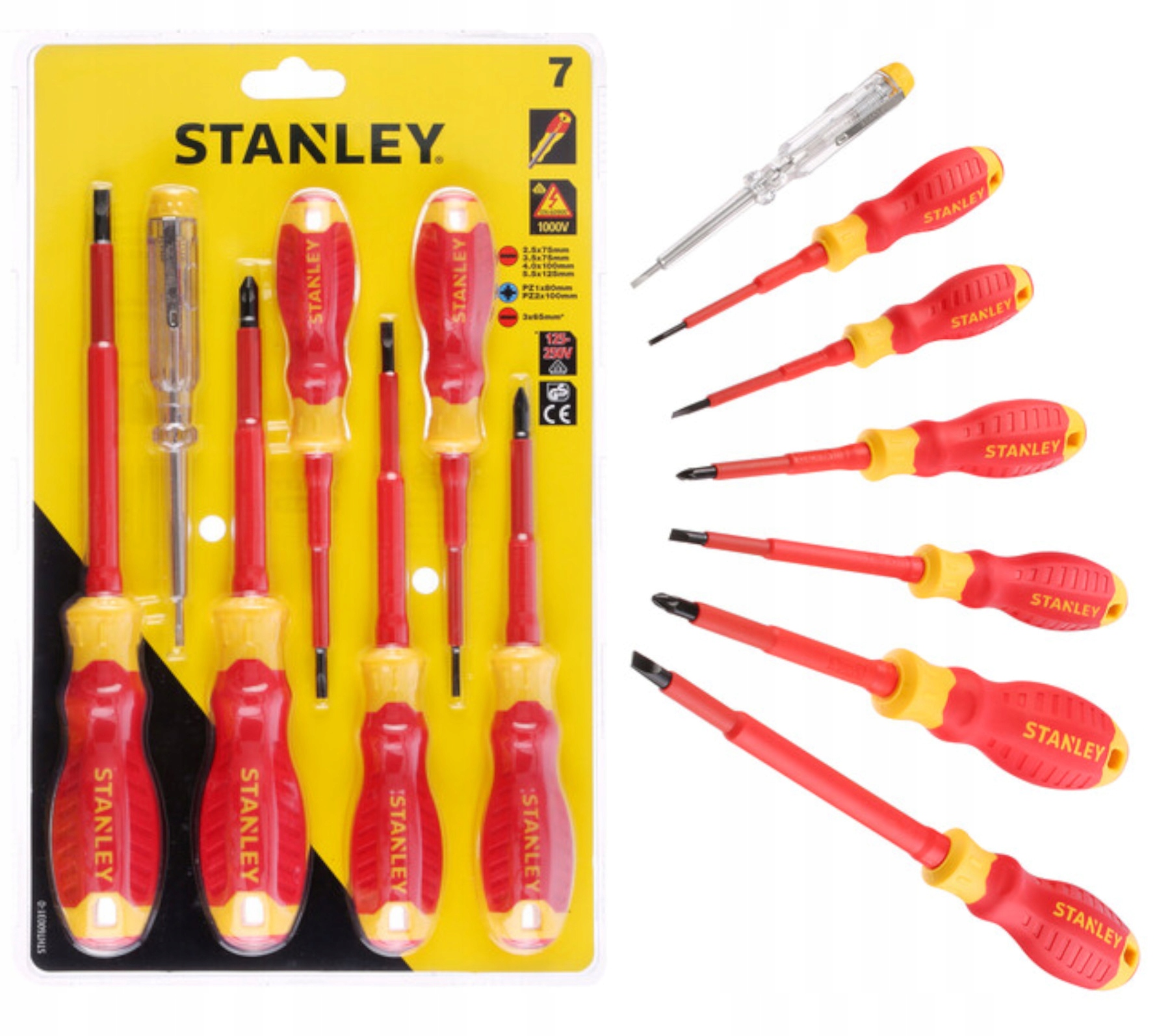 

Stanley Zestaw 7 Wkrętaków Vde 1000V STHT60031-0