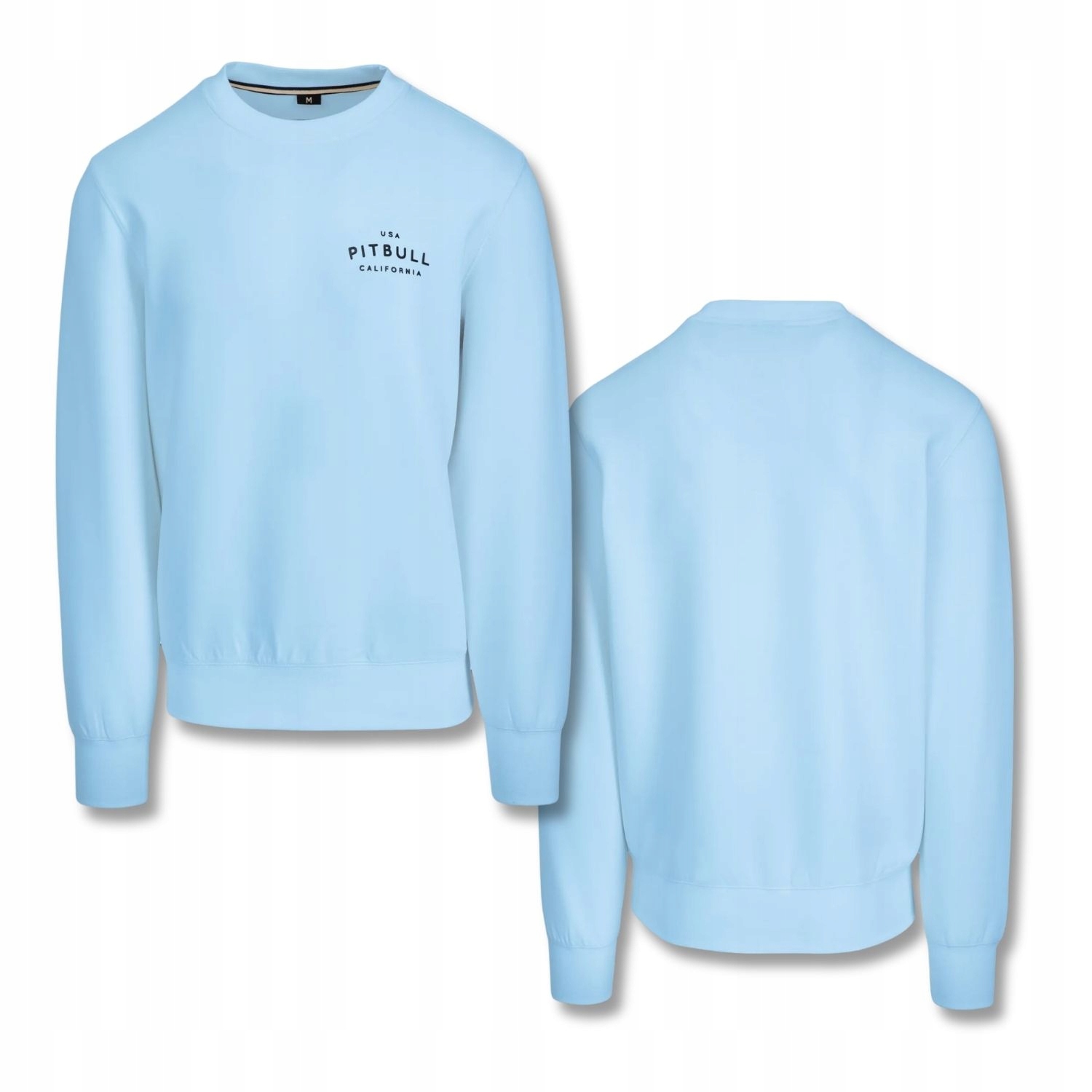 Pánská Mikina bez kapuce Pitbull Crewneck Basic Sampson Pohodlná mikina
