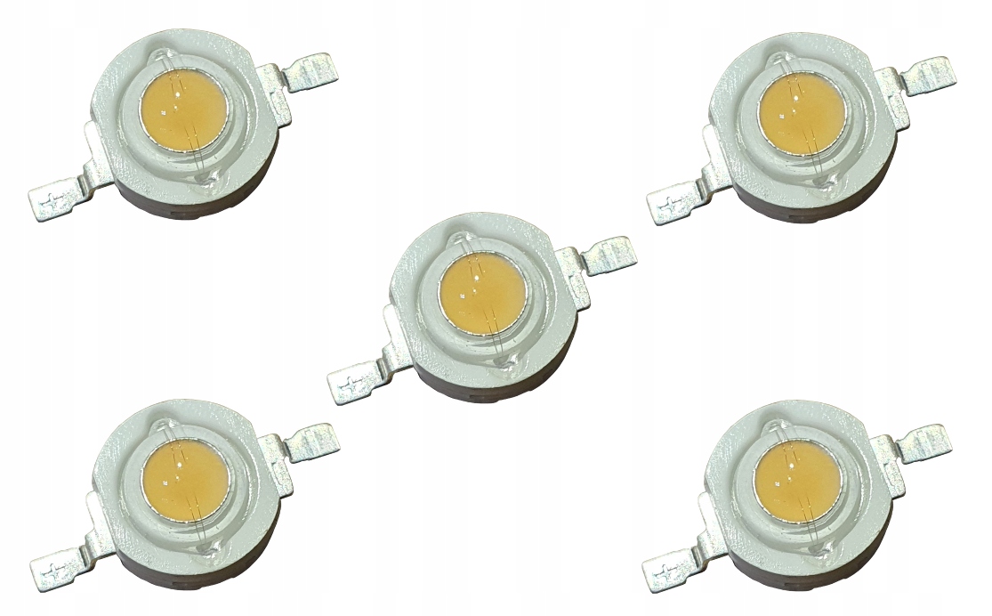 

5x Dioda 1W White Full Spectrum 400-780 Epistar