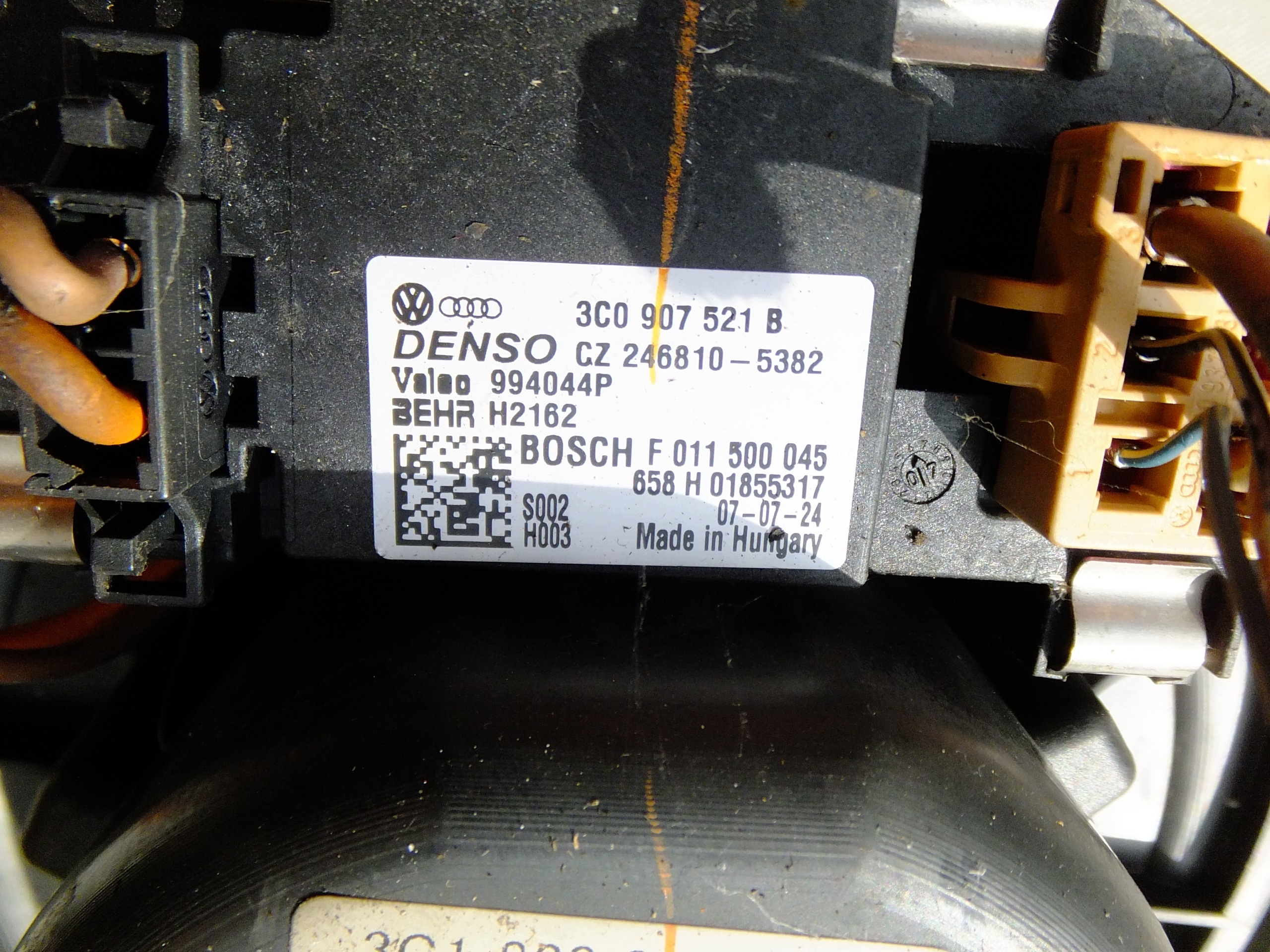 Lüfter dmuchawa des lüfters vw passat b6 3C0907521B 3C1820015L