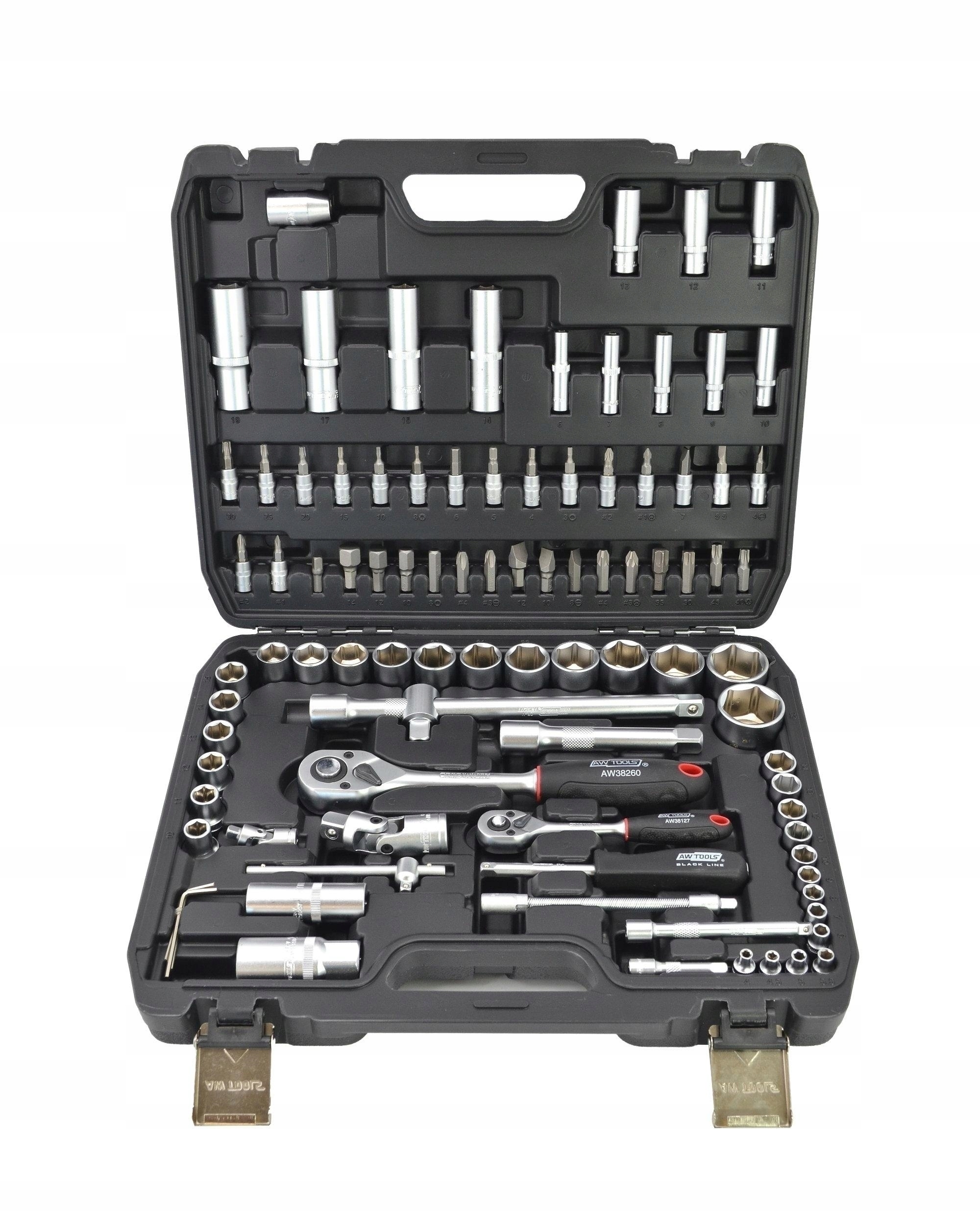 Sada Kľúčov 94 ks 1/2" 1/4" Awtools