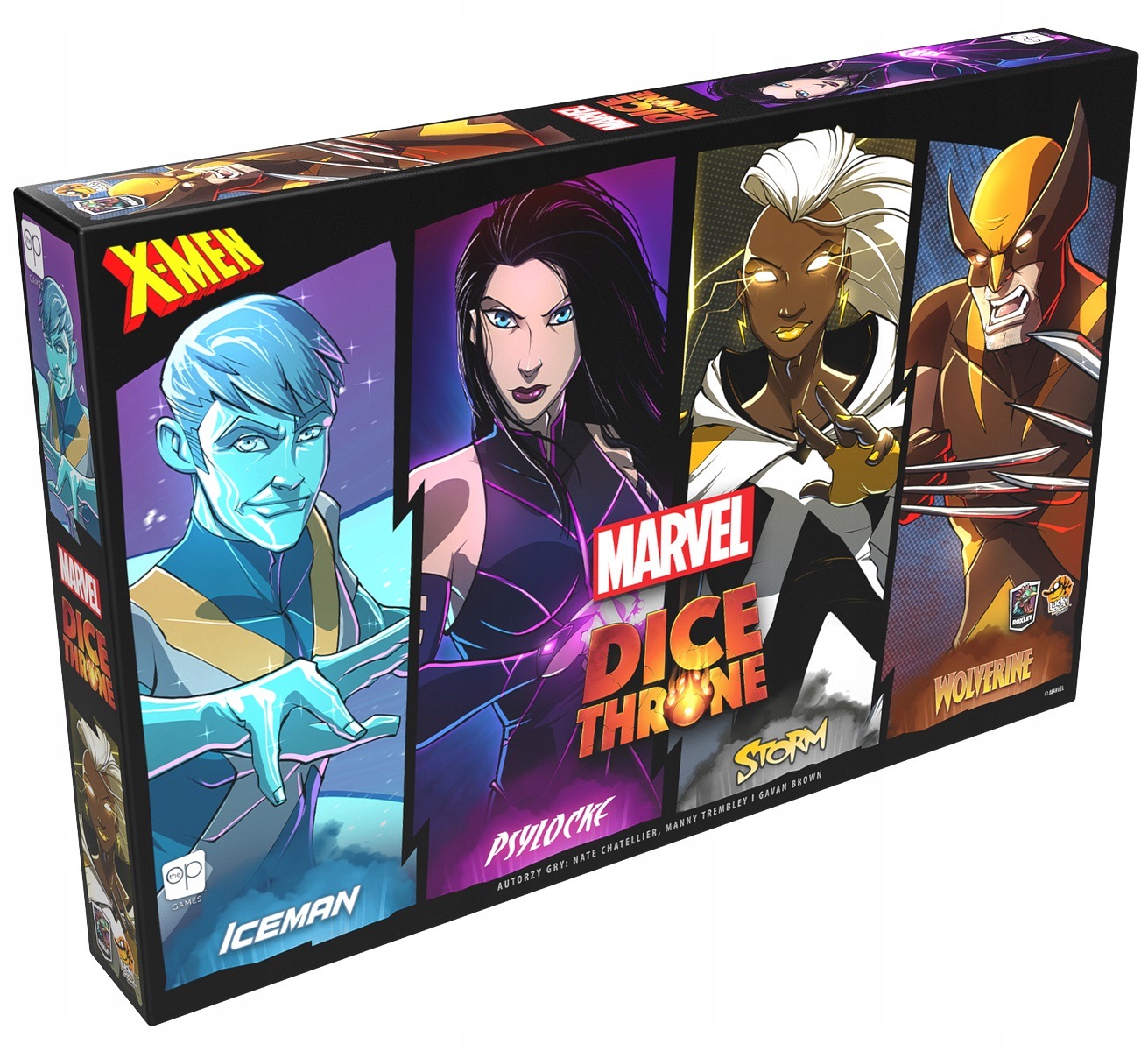 Dice Throne Marvel X-Men Box 1 Iceman, Psylocke, Storm, Wolverine