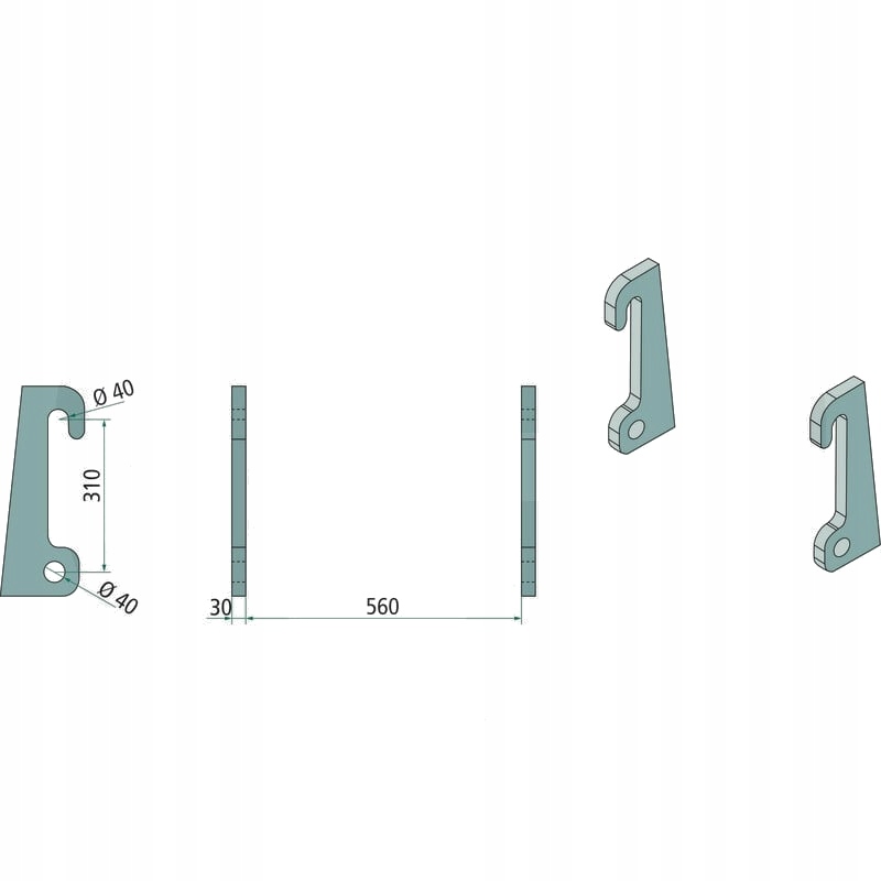 Zestaw elementów wypalanych do Giant Standard 30 mm