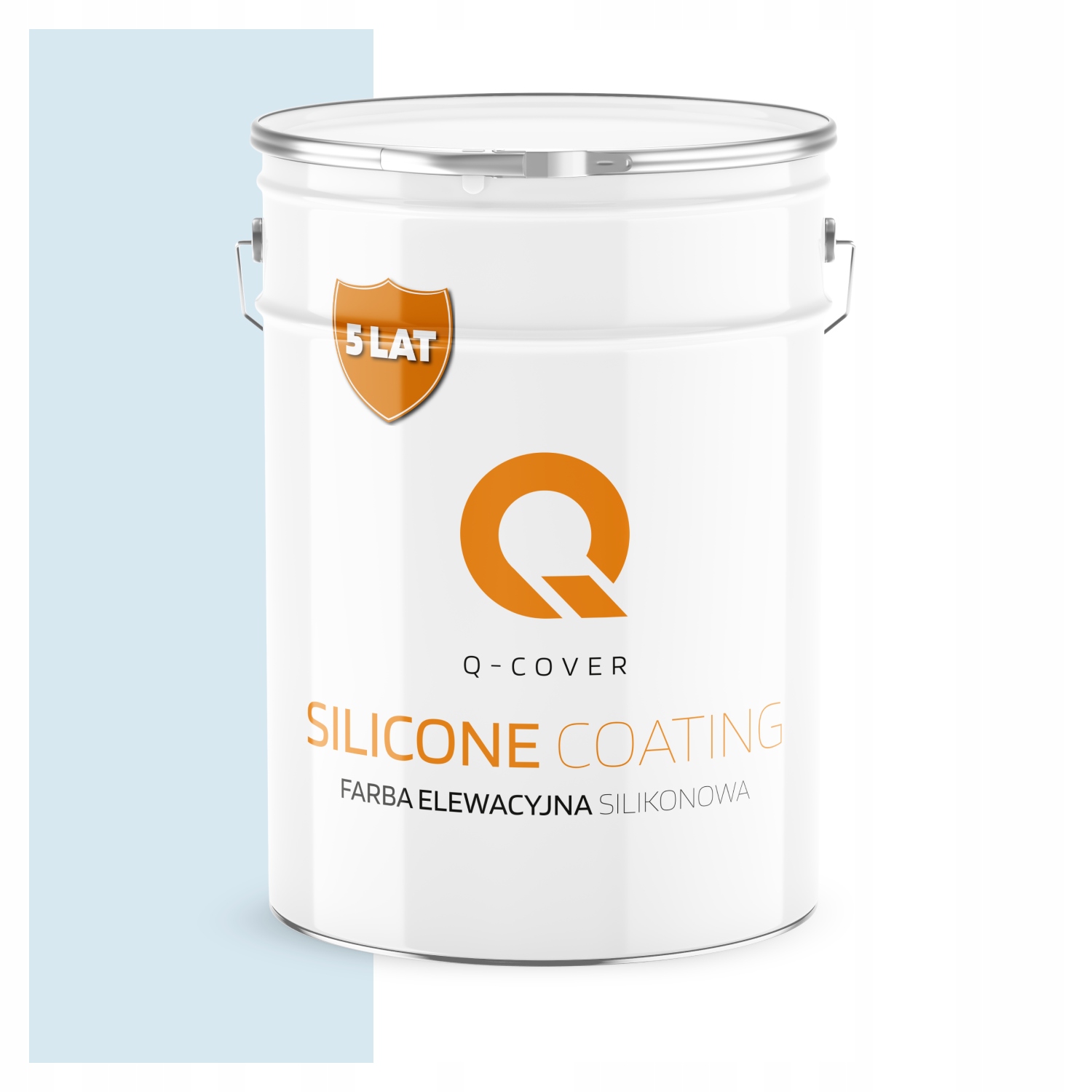 Fasádová Farba Silikónová 10L Biela Zlomená Do Modrej F111