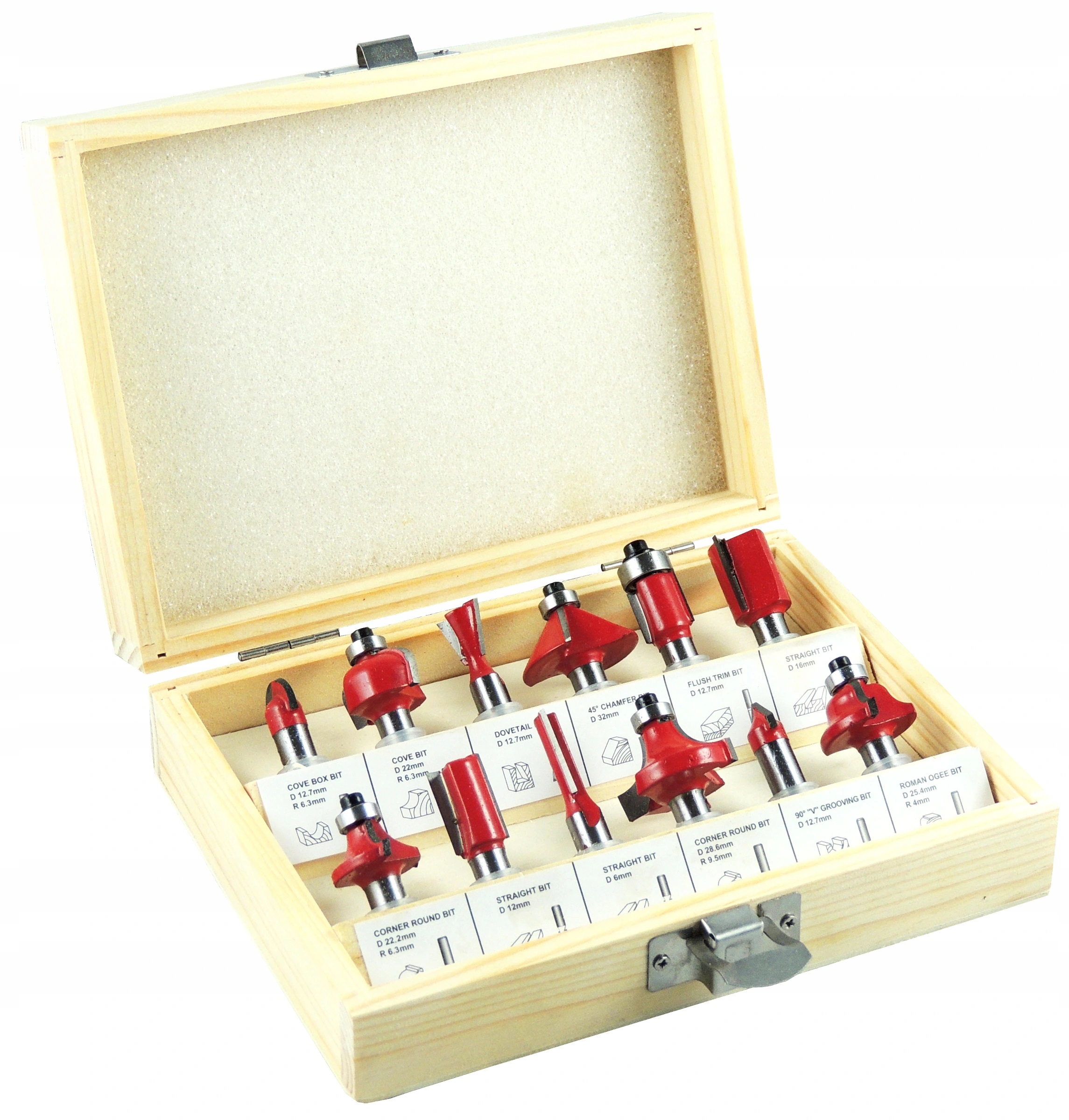 FREZARKA GÓRNOWRZECIONOWA DREWNA Z ZESTAWEM FREZÓW Napięcie zasilania 230 V