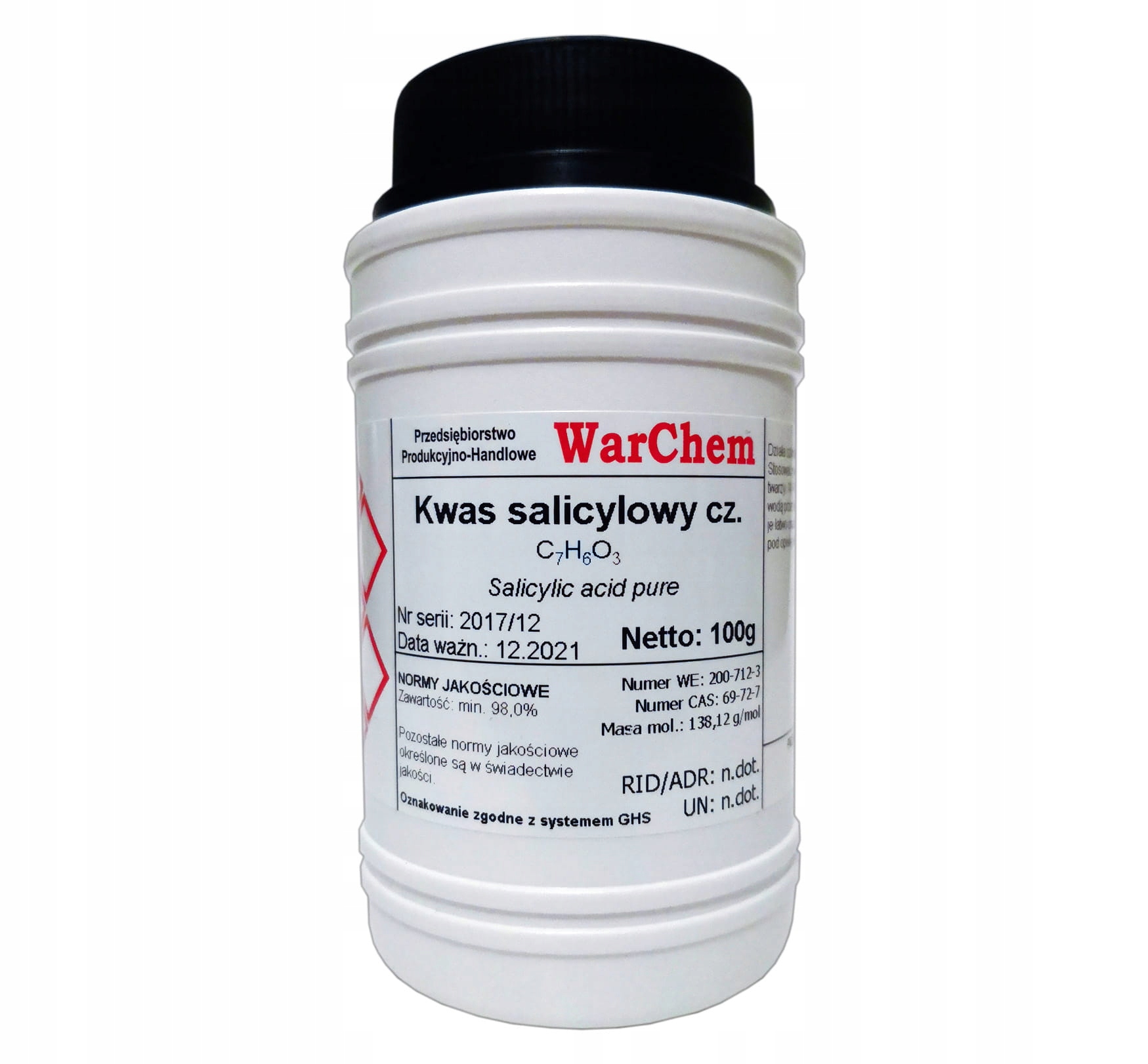

Kwas Salicylowy czysty 100g