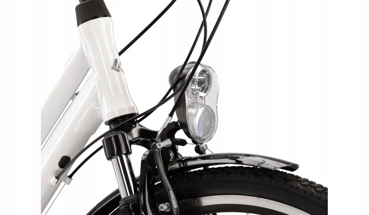 KROSS TRANS 1.0 DAMSKI BIALY 2022 RAMA 17'' Rozmiar ramy 17 cali