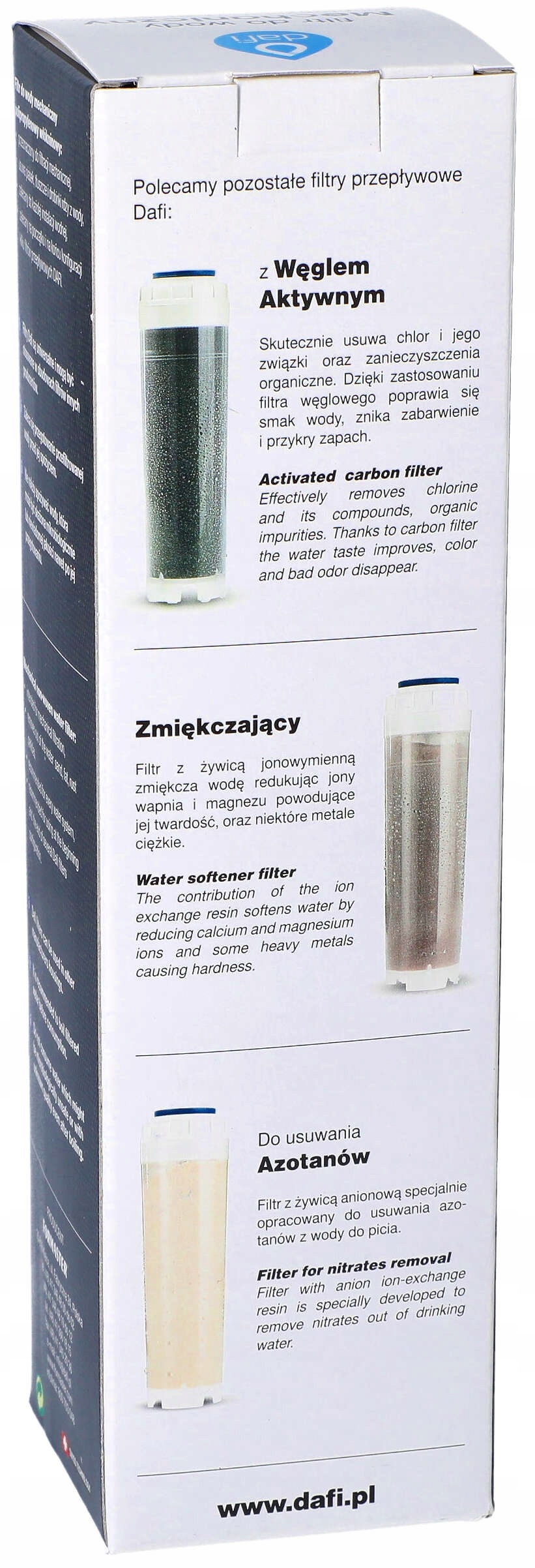 7 X FILTR DO WODY POLIPROPYLENOWY EKO DAFI 25 Marka Dafi