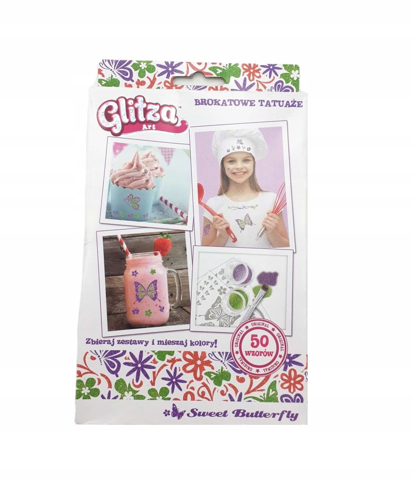 

Glitza Art Brokatowe tatuaże Sweet Butterfly 50 wz