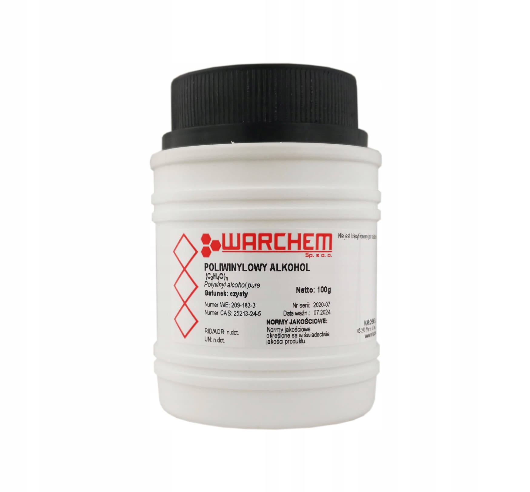 

Alkohol Poliwinylowy czysty 100g