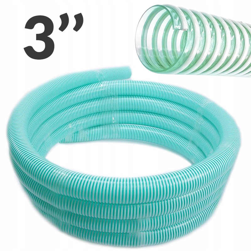 

Wąż Ssawny Pompy Wody Ssący Wzmacniany 3 Cale 1M