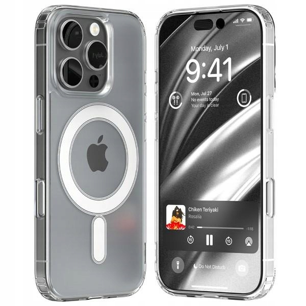 Etui Mercury MagSafe Jelhard do iPhone 16 Pro 6,3" przezroczyste