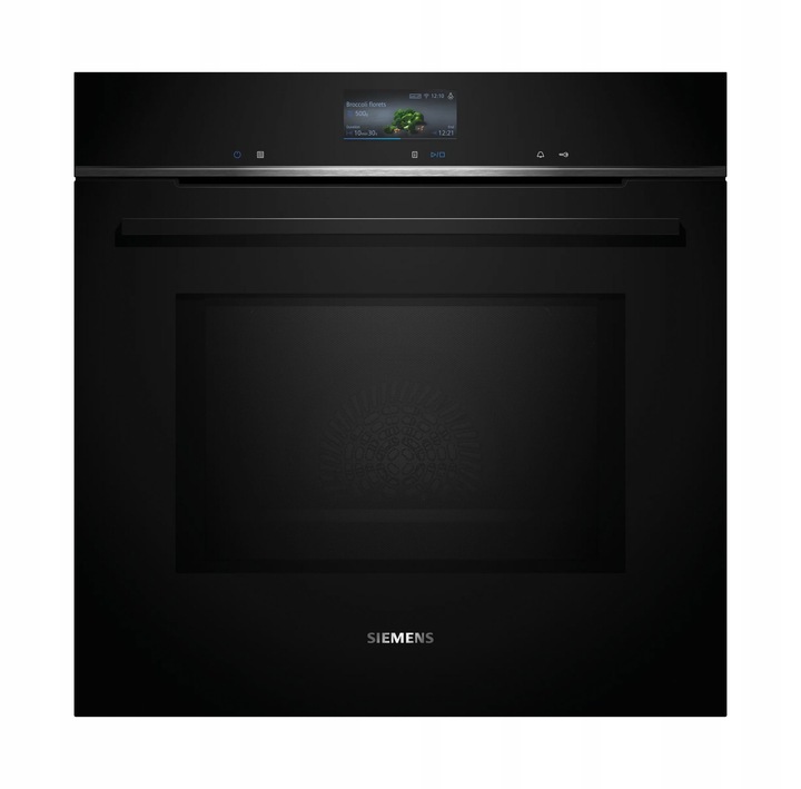 Piekarnik z funkcją mikrofali SIEMENS HM776GKB1 HomeConnect Pyroliza TFT
