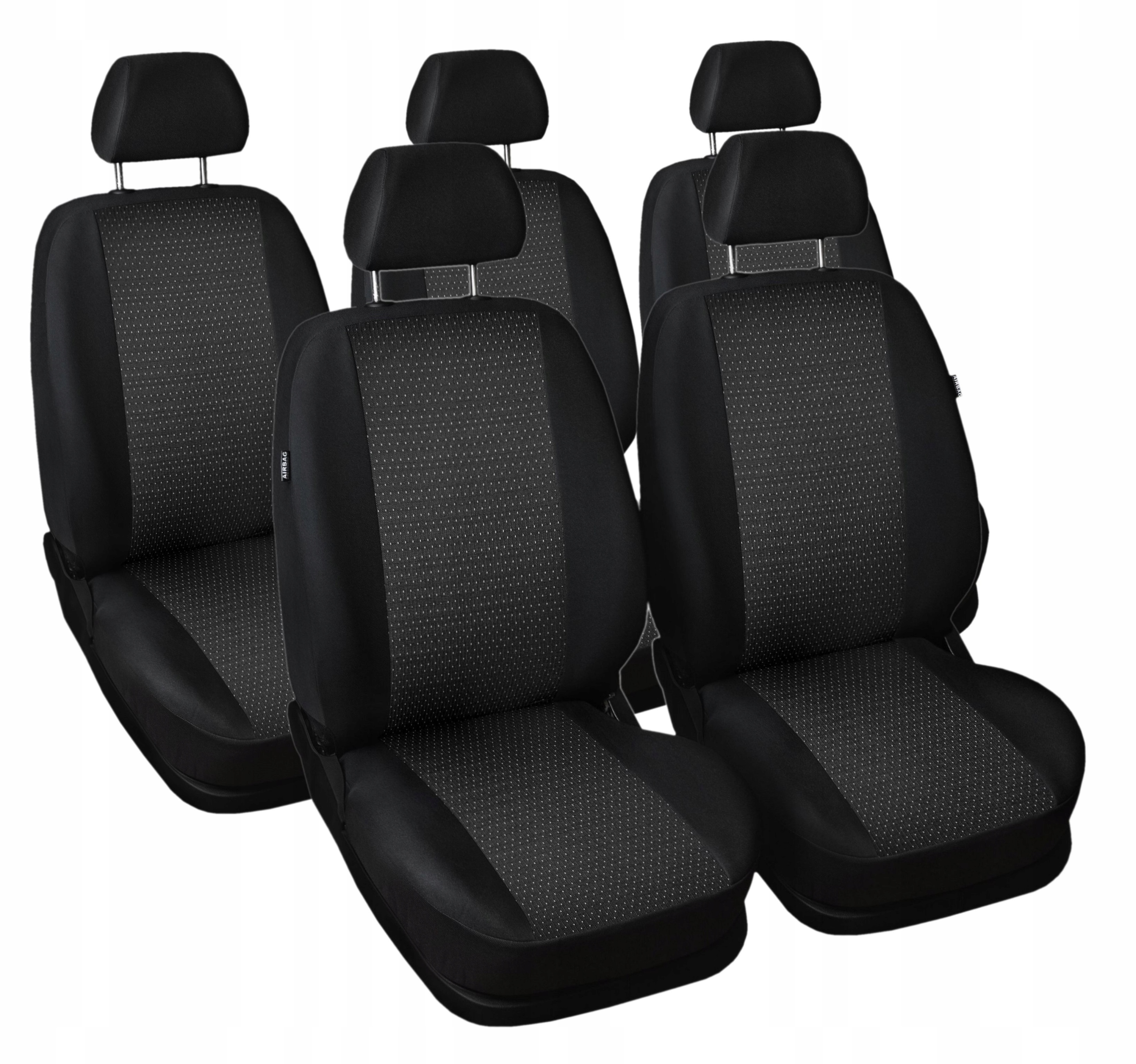 CITROEN BERLINGO II XTR 08-2018 POKROWCE SAMOCHODOWE TYPOWE TYŁ FOTELE 3x1