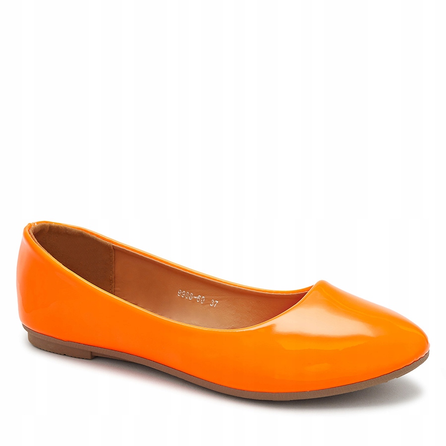 

9988-60 Pomarańczowe Damskie Balerinki Fama 39