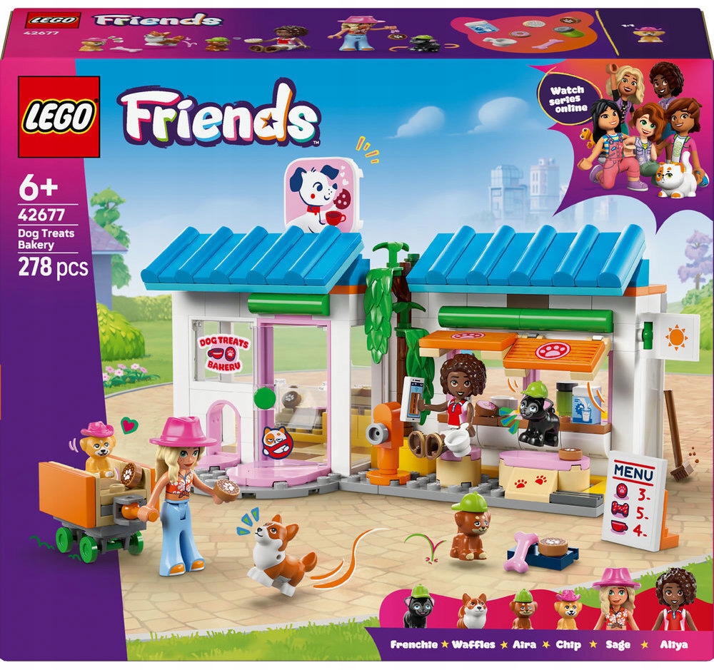 Lego Friends 42677 Pekárna S Psími Pochoutkami, Stavebnice