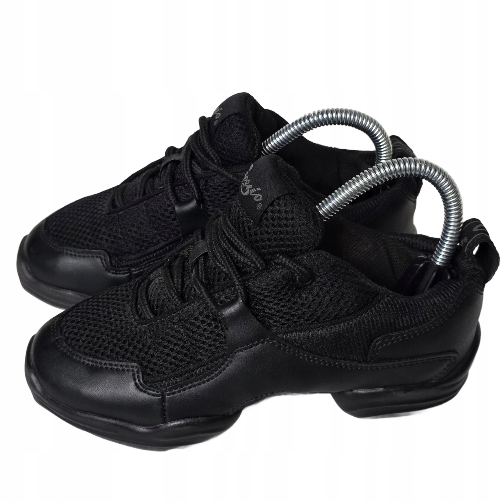 Capezio Mesh Lace Damskie Buty Do Tańca Czarne Eko Skóra 39 6AB