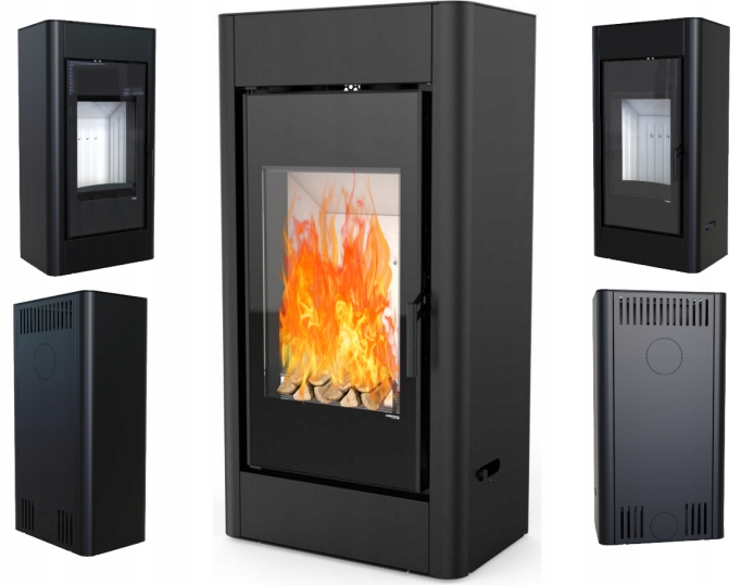 Piecyk wolnostojący Defro Home Solum Box 9 kW koza kominek na drewno
