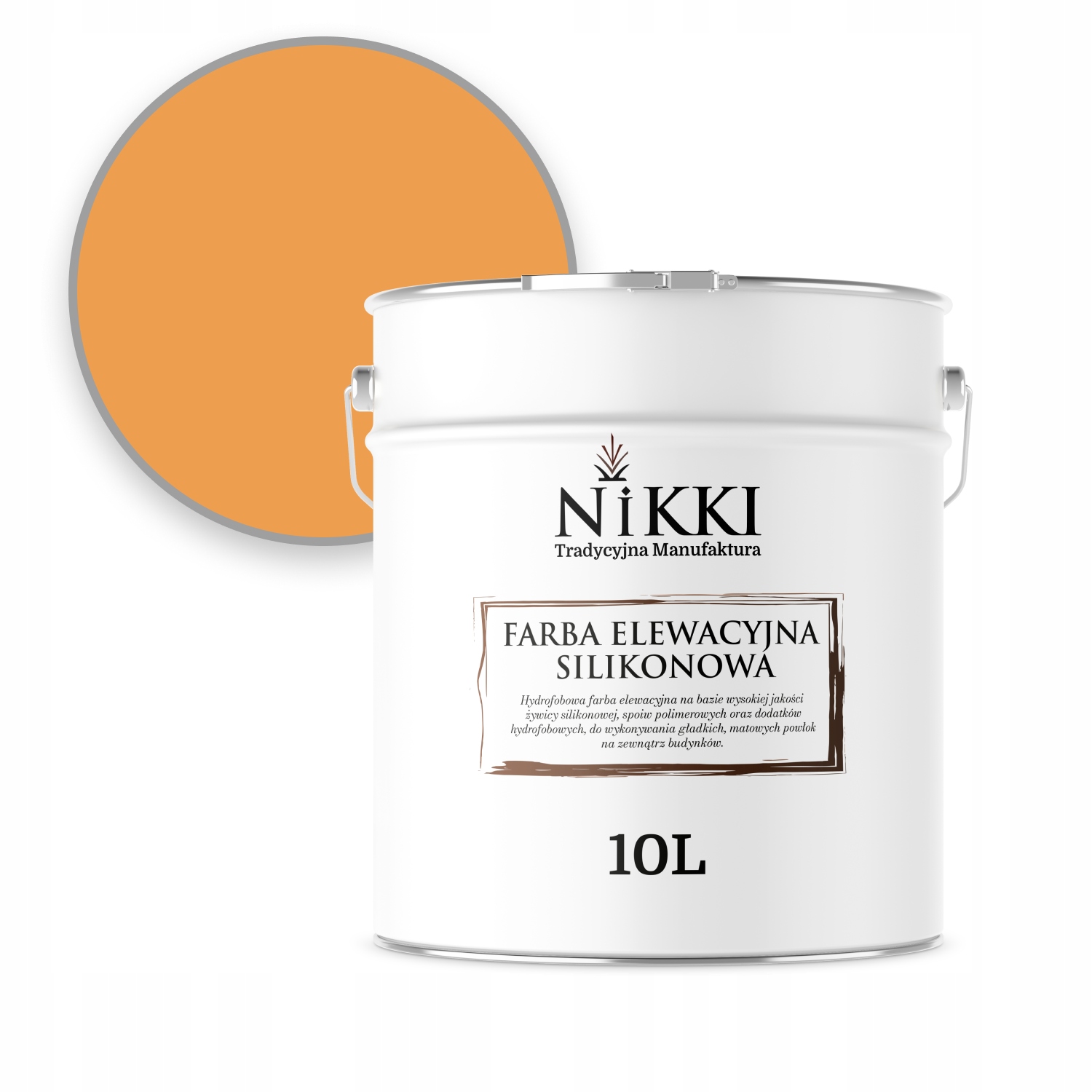 Fasádna Farba 5 L Oranžová F766 Odolná Voči Uv Zelenaniu
