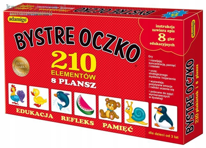 

Bystre Oczko Zestaw edukacyjny, Adamigo