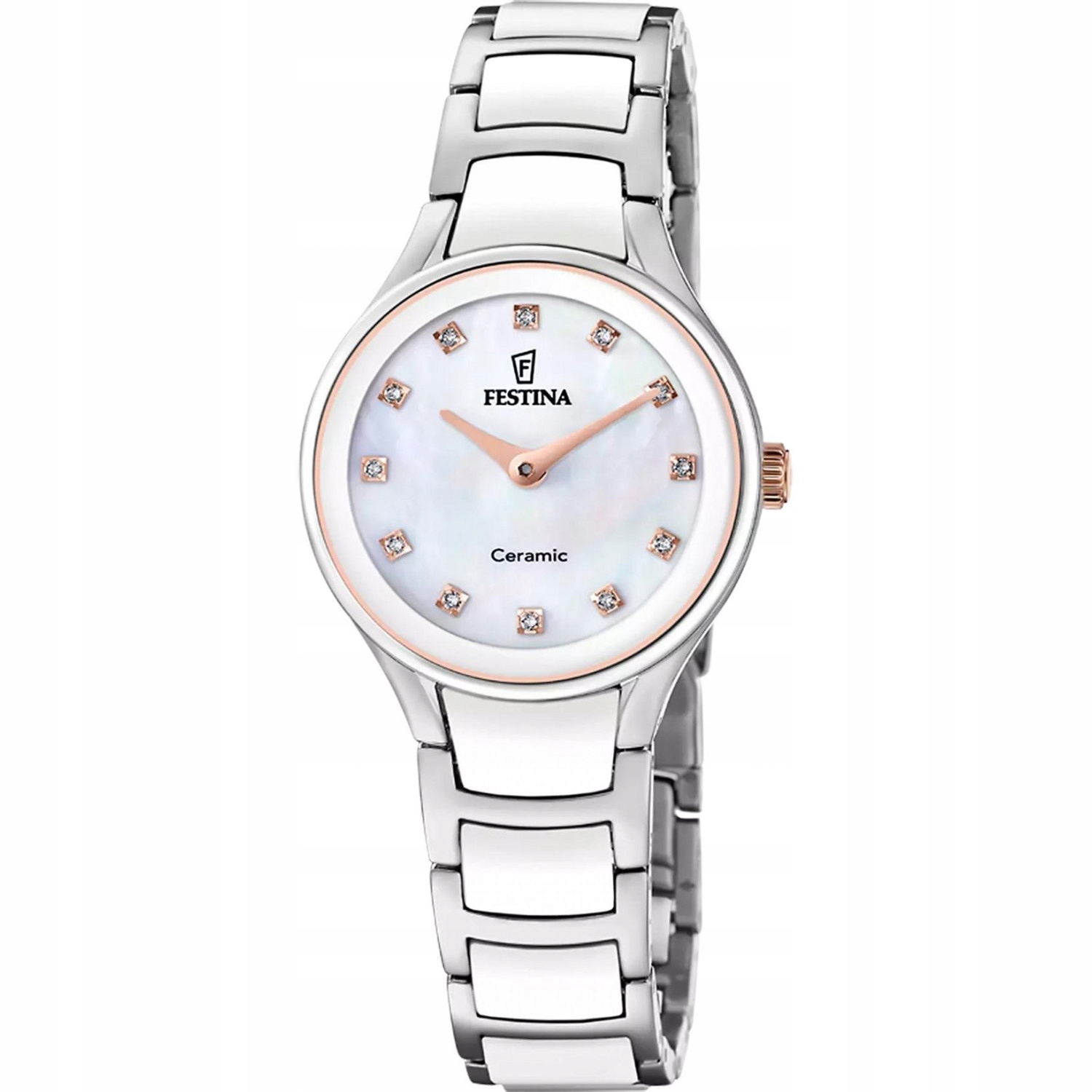 Dámské hodinky Festina F20752-8 Zirkony stříbrné