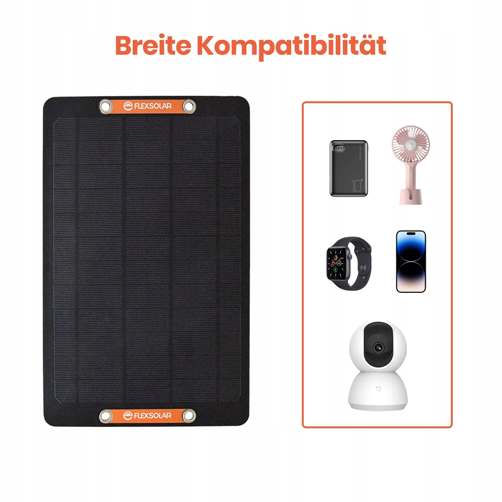 SOLARPANEL Solarny Panel USB 6W 5V Ładowarka IP67 Do Smartfonów — miniatura 2