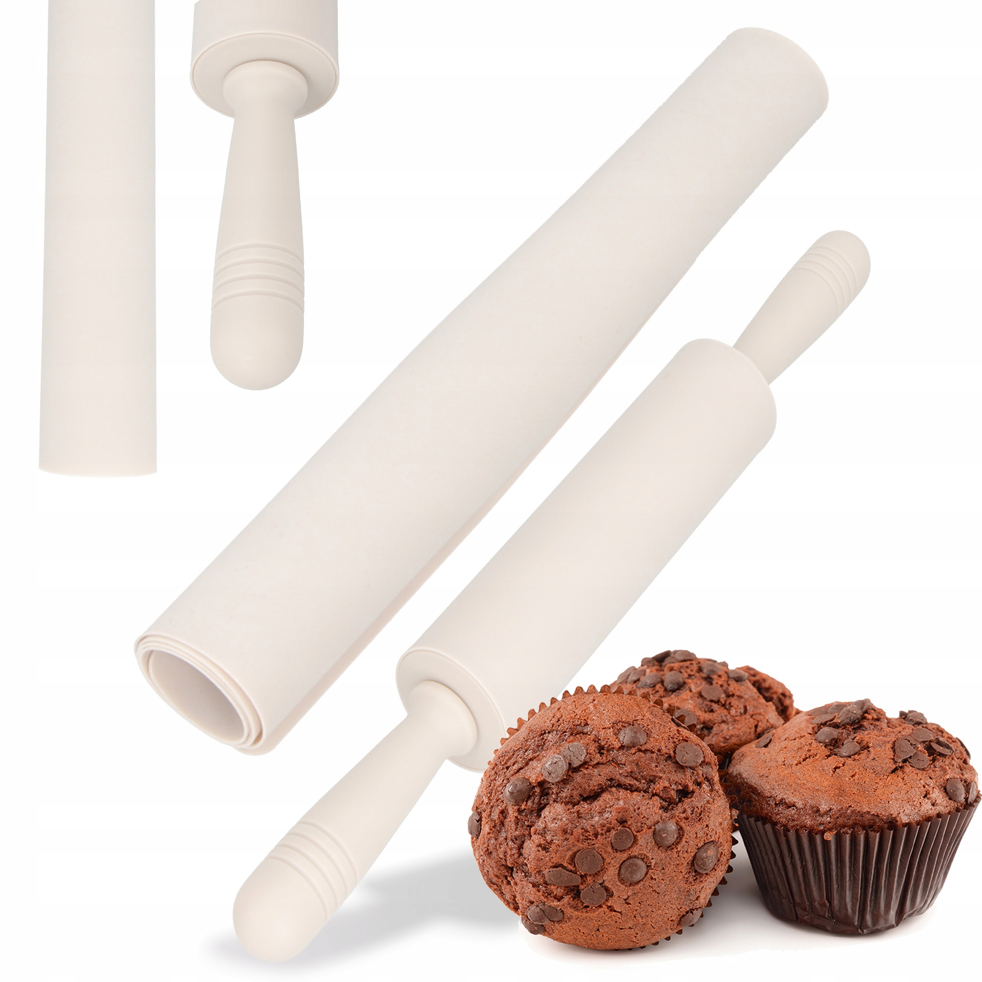 Silikonový Vál Kuchyňská podložka Váleček Na Těsto na výrobu Pizzy Velký Q6