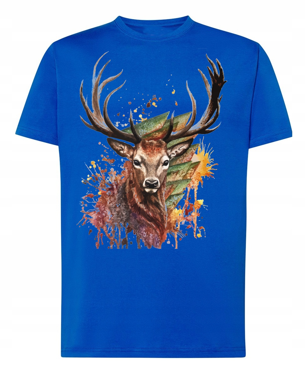 

T-Shirt męski nadruk Jeleń R.l