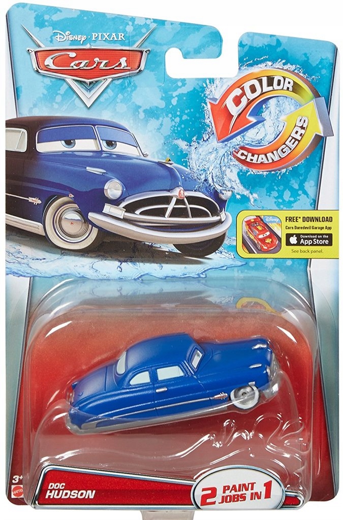 

Mattel Cars Auta Zmienia Kolor Wójt Doc Hudson