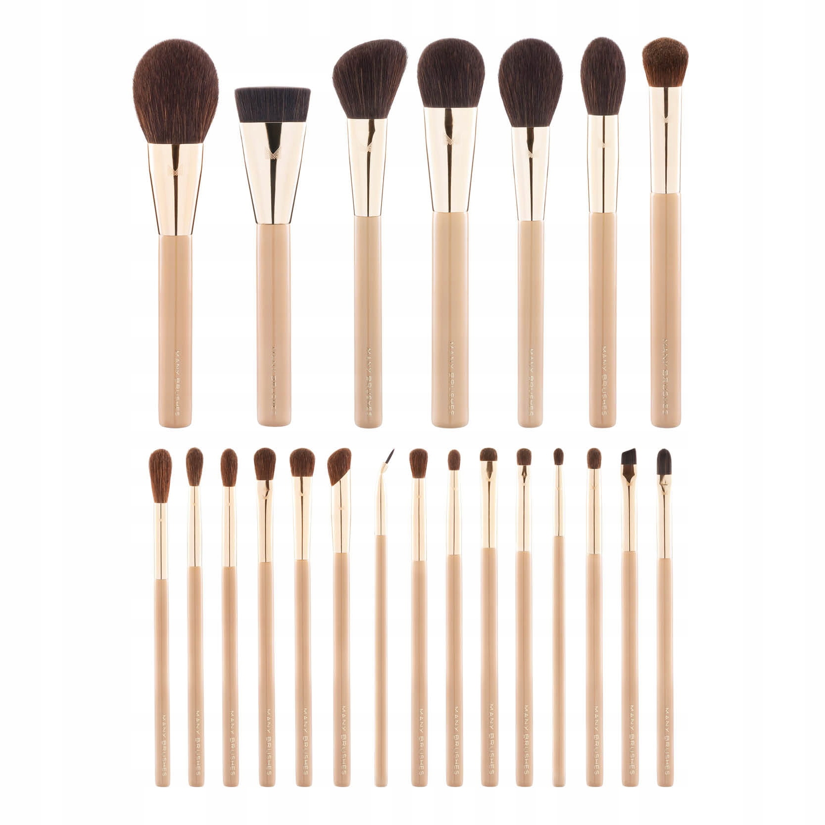 Many Brushes Caramel Sada 22 profesionálních štětců na líčení