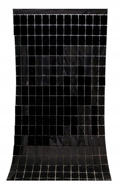 CZARNA KURTYNA DEKORACYJNA TŁO ŚCIANKA CZARNA Kod producenta 4353467