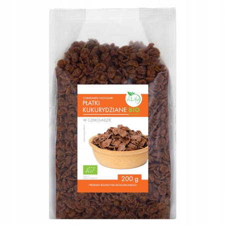 Levně 4x Biolife Kukuřičné vločky v čokoládě 200 g Bio