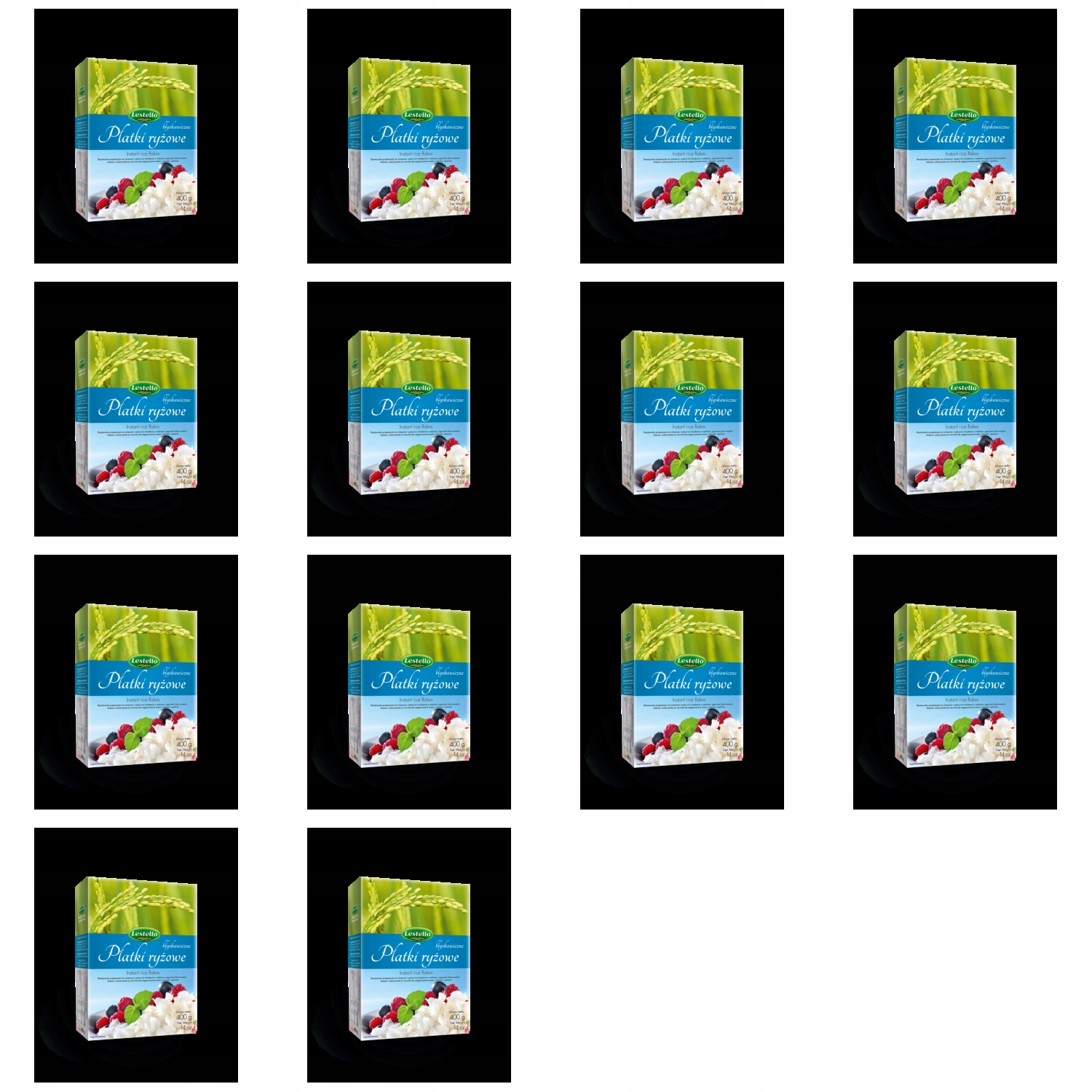 Levně 14 x 400 g Lestello instantní rýžové vločky Karton