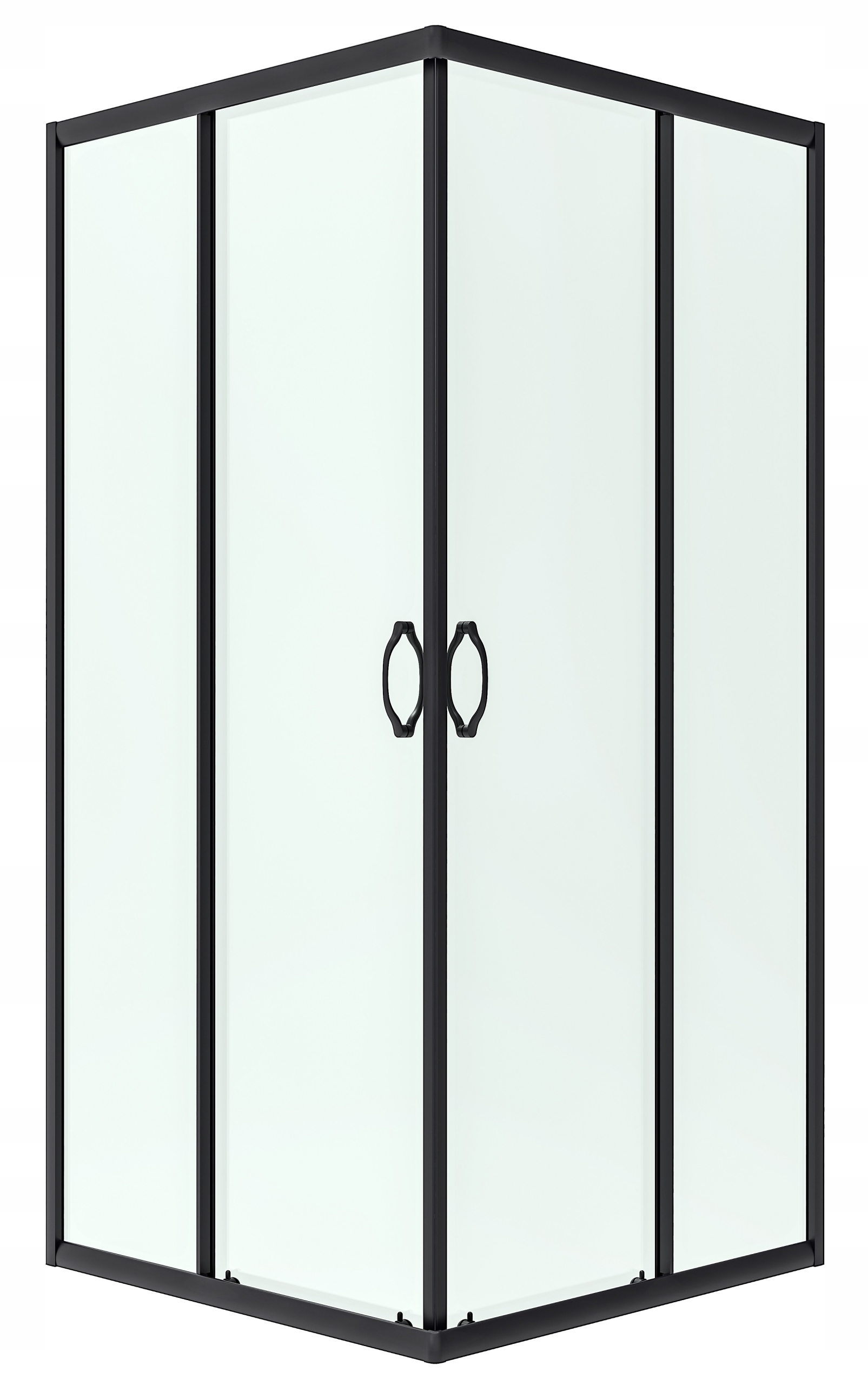 Kabina Prysznicowa Kwadratowa Kama Black Q 80X80