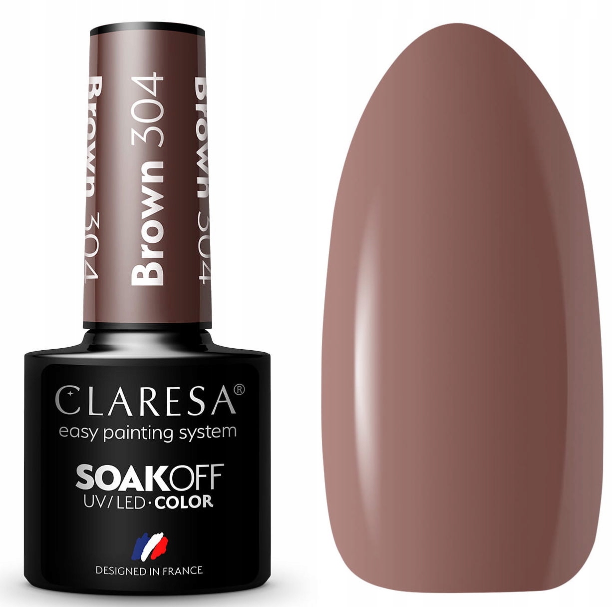

Claresa Lakier Hybrydowy Uv/led Brown 304