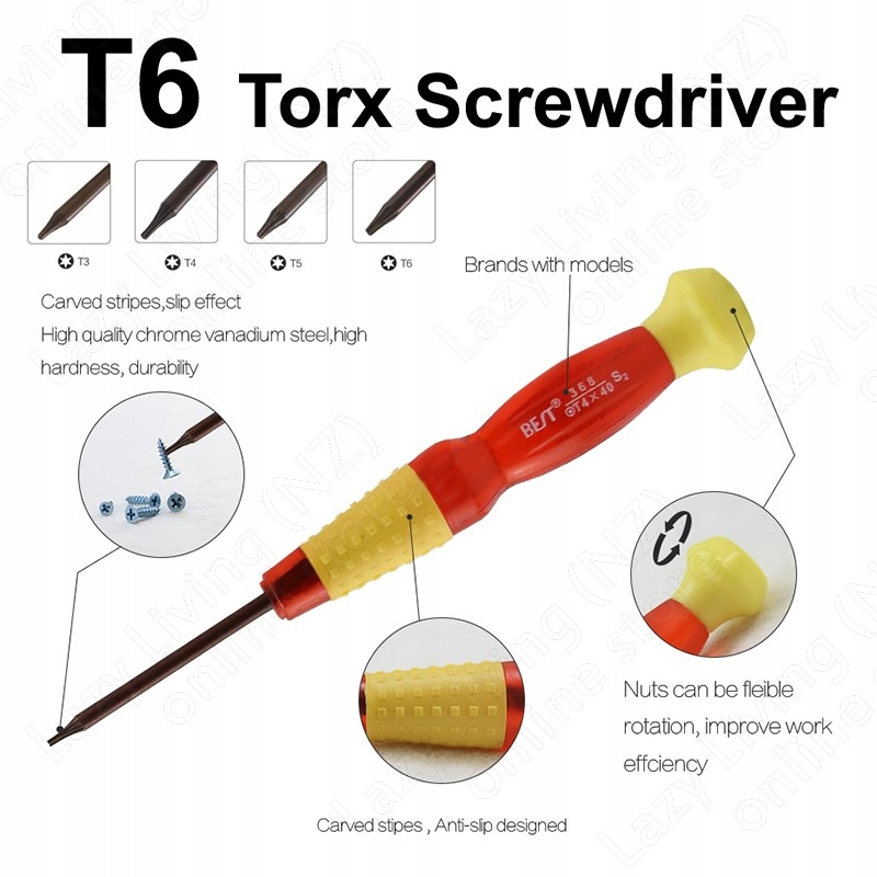 Śrubokręt torx T6 do padów Xbox One Wersja konsoli Xbox One