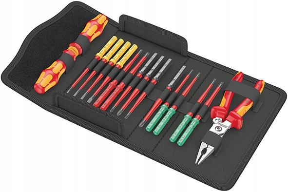 Sada skrutkovačov s vymeniteľnými tŕňmi kliešte Knipex 17-dielna Wera