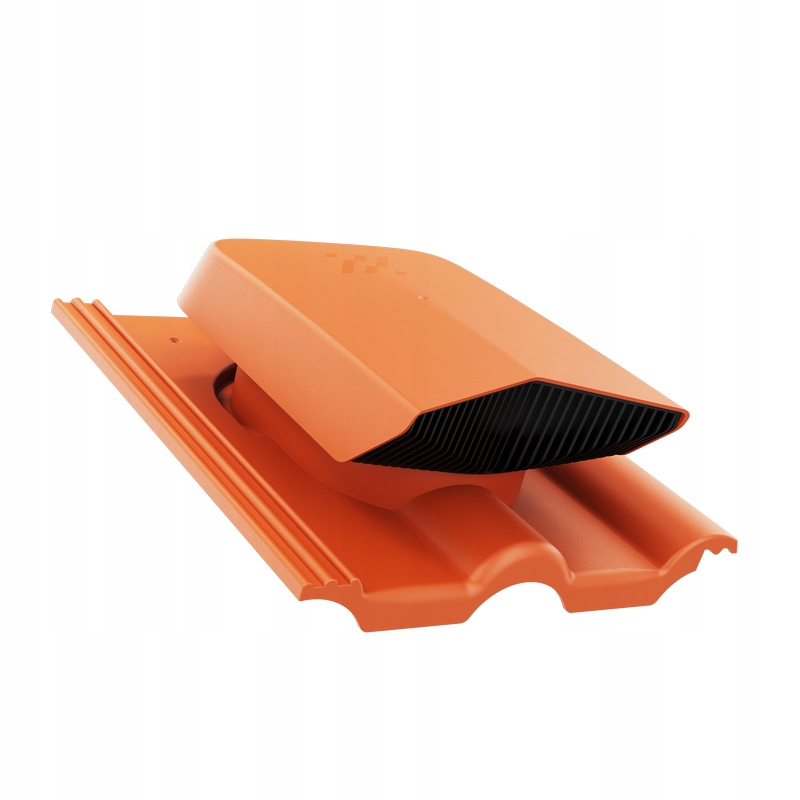 Větrací ventilátor Euronit Extra Červený