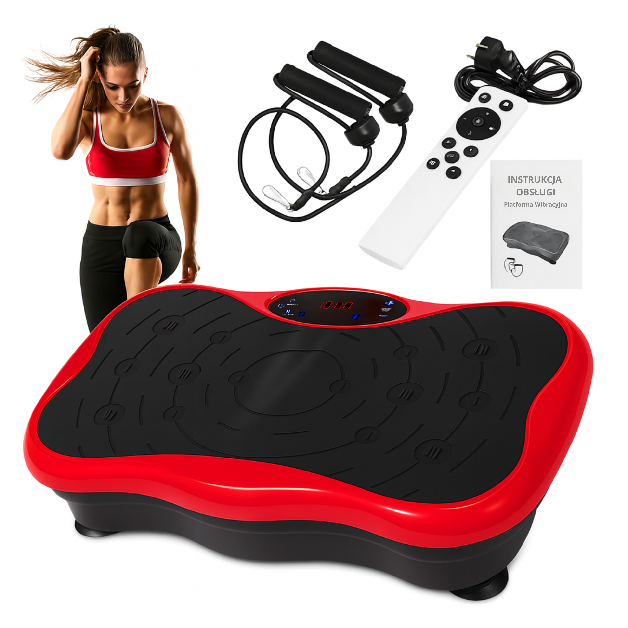 Platforma Wibracyjna Do Modelowania Sylwetki Antycellulitowa 180 Prędkości