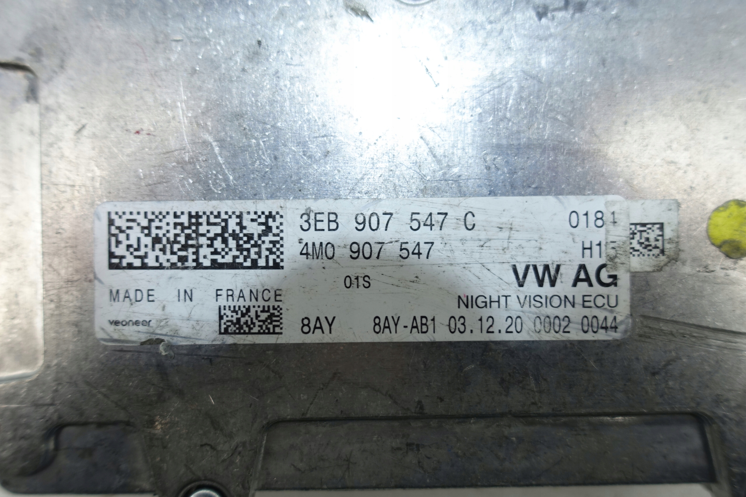 VW AUDI PORSCHE control unit module NIGHT VISION 3EB907547C 4M0907547