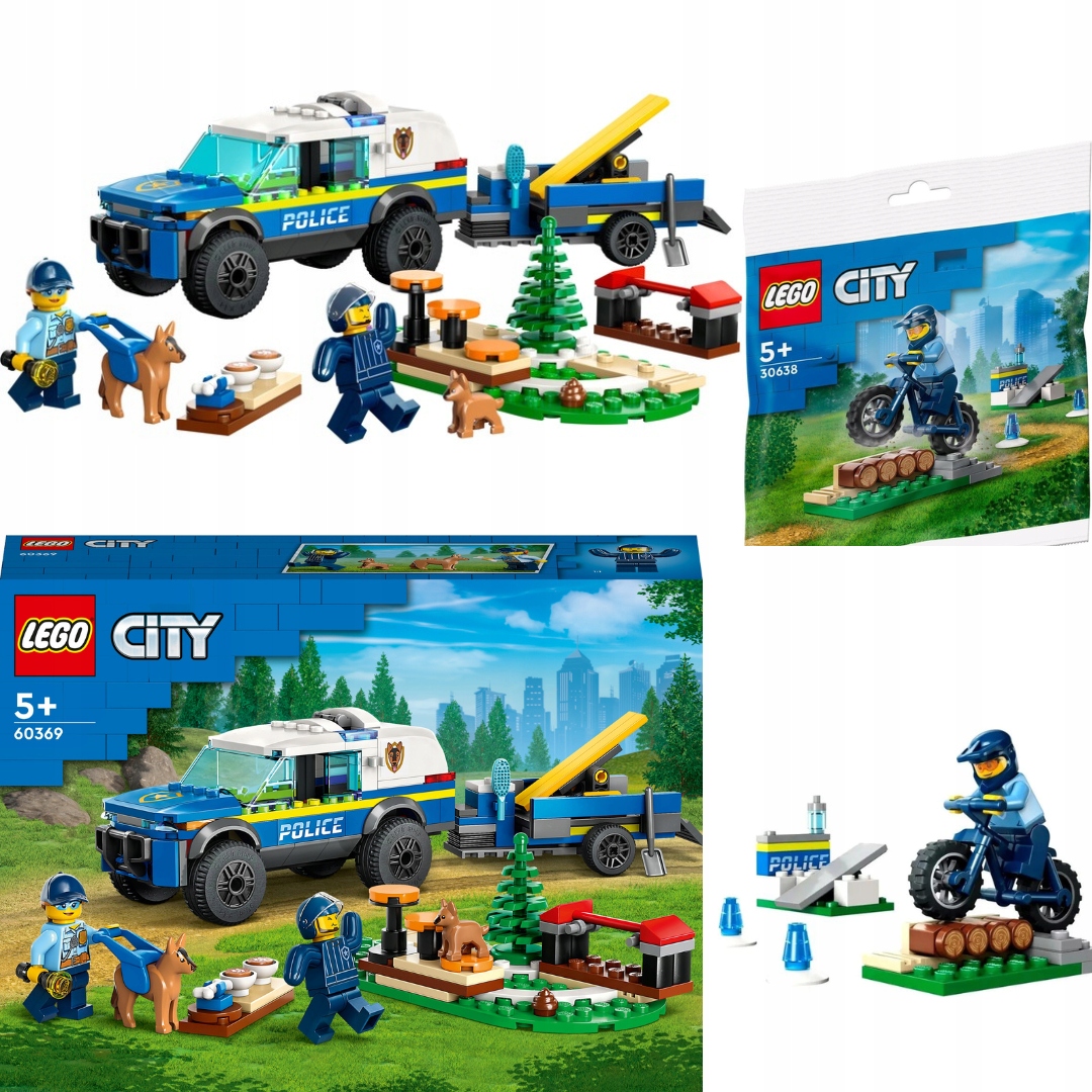Lego City 60369 Sada Pro Výcvik Policejních Psů Dárek Lego City 30638