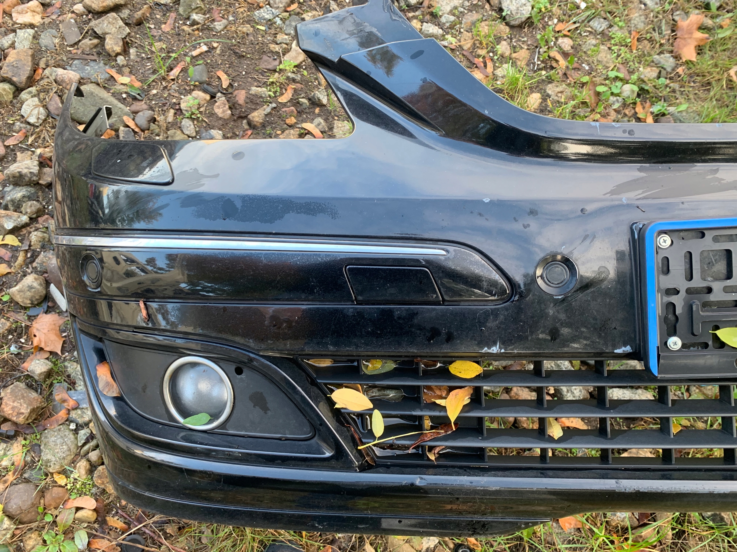 MERCEDES B КЛАС W245 НАКЛАДКА БАМПЕРА ПЕРЕД ХРОМ