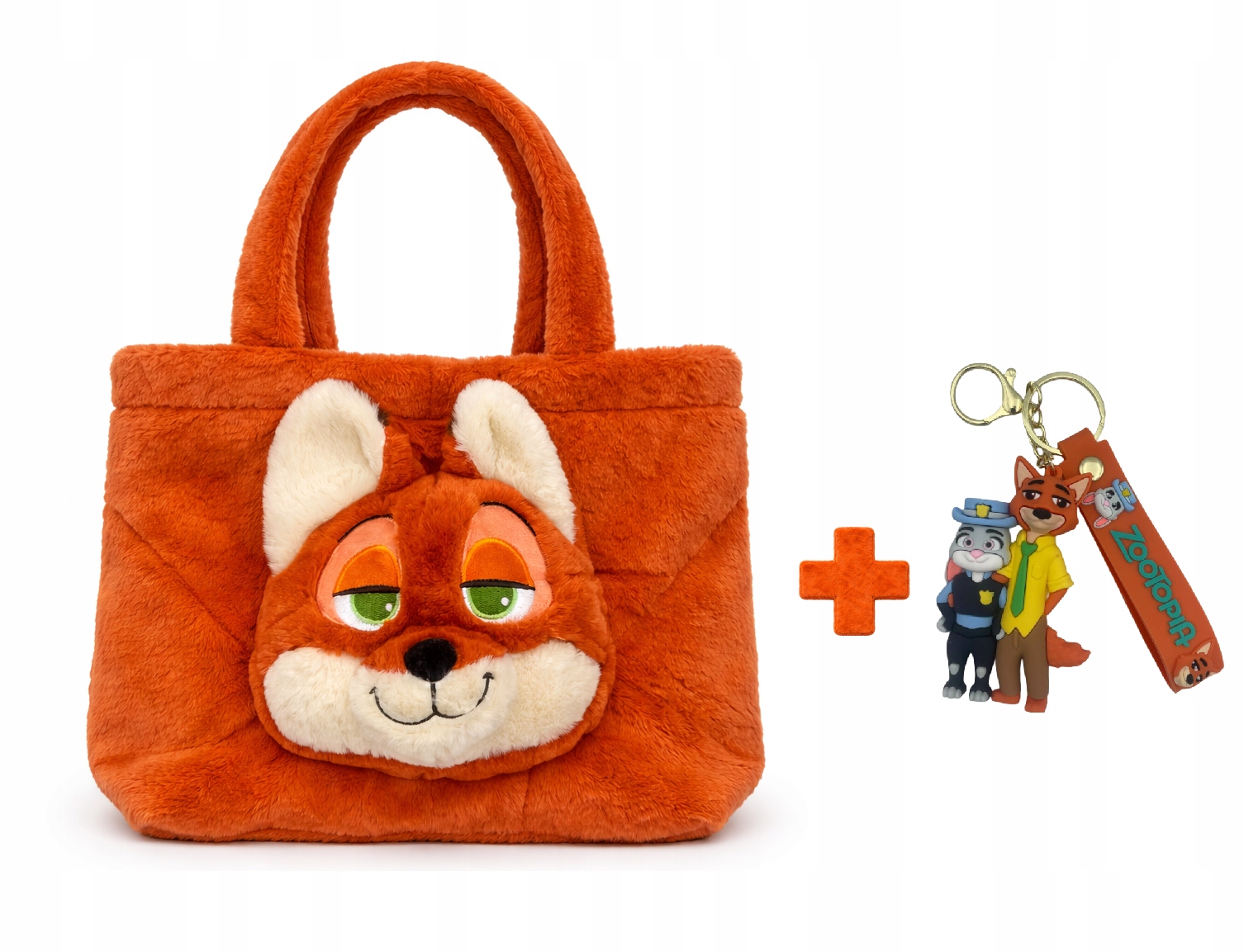 TOREBKA PREZENT PLUSZAK ZOOTOPIA NICK + BRELOK GRATIS