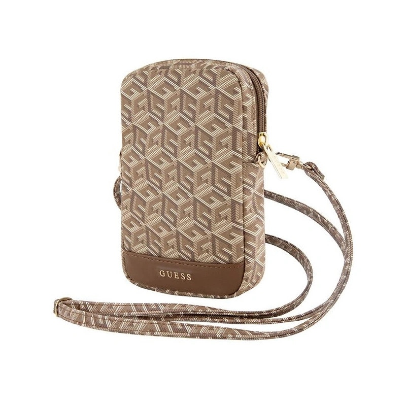 Guess oryginalna mała torebka crossbody uniwersalna etui na telefon klucze