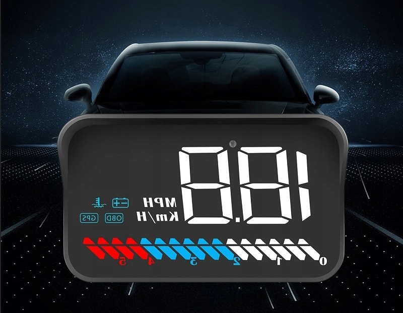 WYŚWIETLACZ PROJEKTOR LED LCD HUD OBD2 GPS USB M7 Producent inny