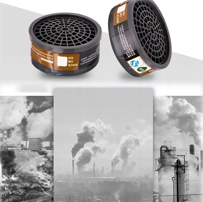 PEŁNOTWARZOWA MASKA 8201 PRZECIWGAZOWA GAZOWA GOGLE OCHRONNE FARBA W SPRAYU Model Maski