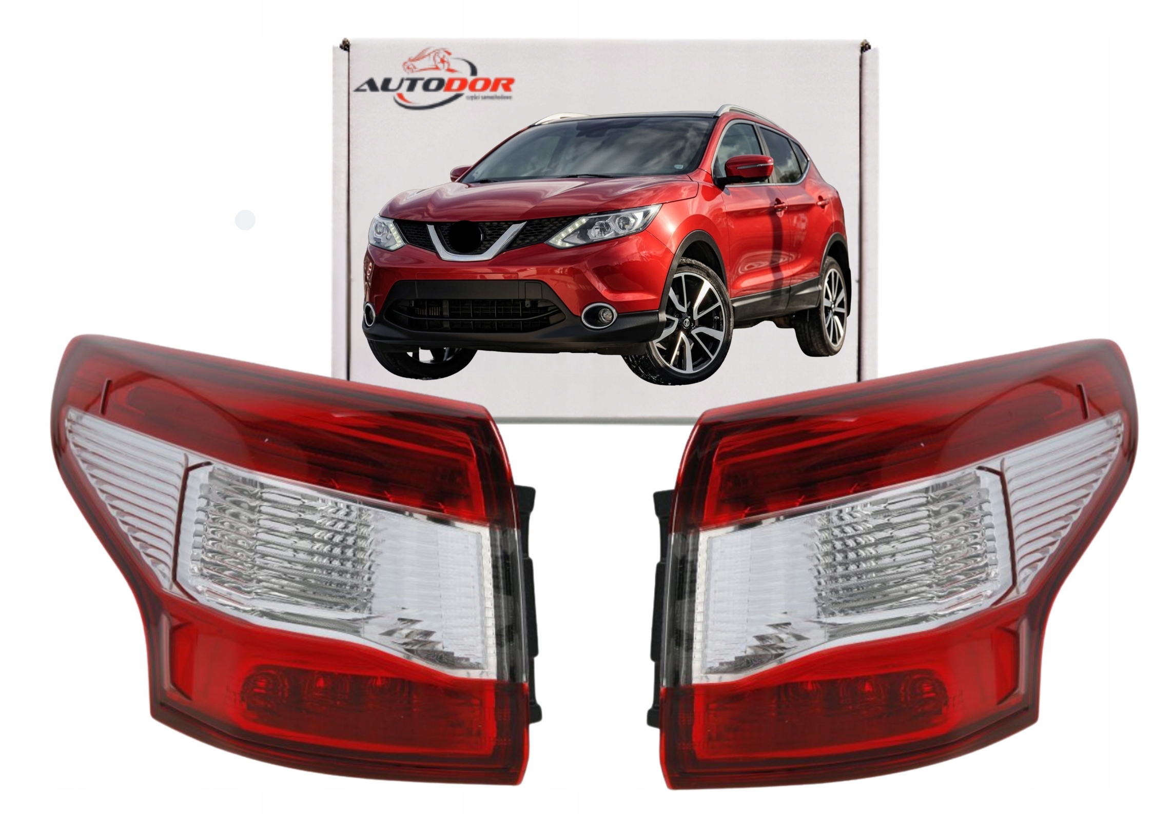 Nissan Qashqai 2014-2017 Vnější Zadní Světla P+l 265504EA0A 265554EA0A